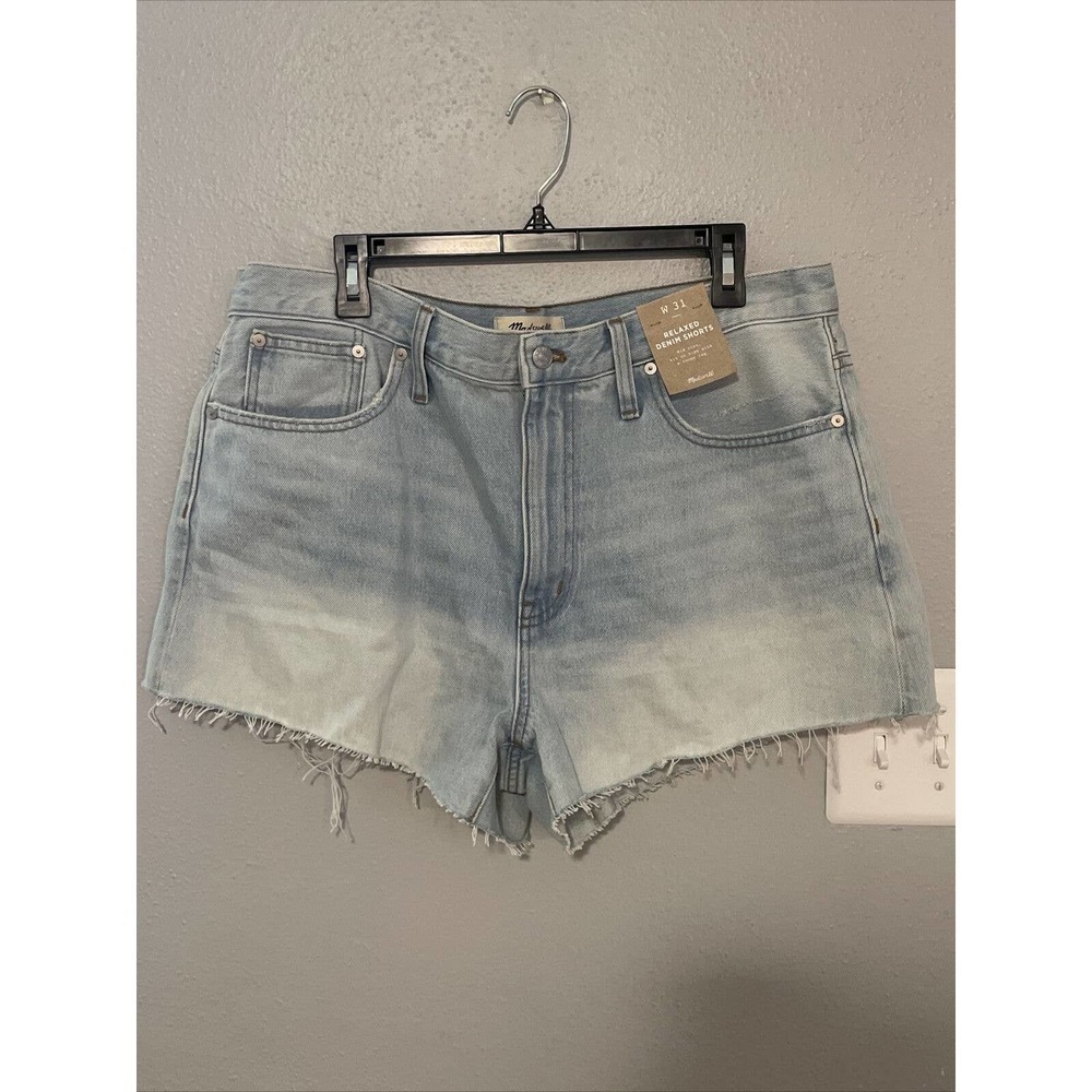madewell women's relaxed denim shorts size 31 New